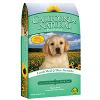 California Natural Lamb Meal & Rice Puppy Food 111258b