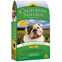 California Natural Low Fat Rice and Lamb Meal Adult Dog Food 111261b