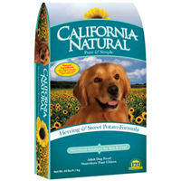 California Natural Herring & Sweet Potato Adult Dog Food 111275b