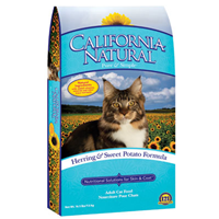 California Natural Herring & Sweet Potato Adult Cat Food 111288b