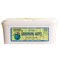 earthbath® Grooming Wipes for Dogs Green Tea 132811b