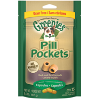Greenies® Pill Pockets® for Dogs Duck and Pea Formula for Capsules 6.6 oz. 17953