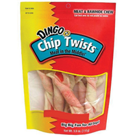 Dingo® Chip Twist Dog Treats 2.5", 14 pk 25654
