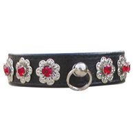 Star-lite Jeweled Velvet Dog Collar 2762E
