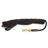 Checkcord/Obedience Black 20 ft. x 5/16  in.
