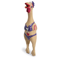 Latex Chicken Dog Toys by Charming Pet Products