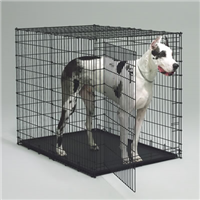 Midwest 1154U Drop Pin Crate with Pan 54 in.  x 35 in.  x 45 in.