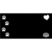 Granite Memorial Stone Dog 3/8 in x6 in x12 in