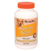 Nutri-Vet Brewer’s Yeast Tablets With Garlic 300 Count 48897