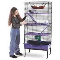 Super Pet® Deluxe Multi Floor Ferret Cage With Stand