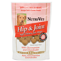 Nutri-Vet Hip and Joint Soft Chews for Dogs 5.3 oz. 71045