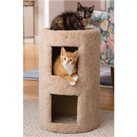 Double Cat Condo Tan / Beige