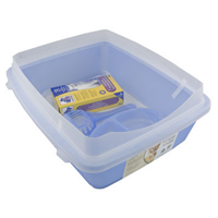 Petmate ® Cat Starter Kit Translucent Large 18x15x6 71941b