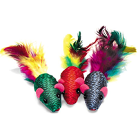 Rope Feather Mice Cat Toys 720554b