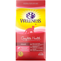 Wellness® Complete Health  Salmon, Salmon Meal & Deboned Turkey Cat Food 74844B