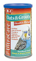 Parakeet Oats & Groats Food 8 oz. Canister 75507