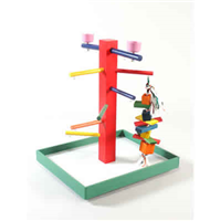 Wood Tabletop Parrot Playpen 8095