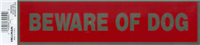 Beware of Dog Sign 2 inches x 8 inches 848664