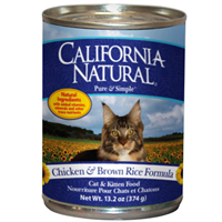 California Natural Chicken & Brown Rice Cat and Kitten Food 9111295b
