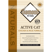 Diamond ® Naturals Active Cat Chicken and Rice Dry Food 92136B