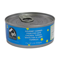 Solid Gold Chicken, Turkey, White Fish and Liver Canned Cat Food 5.5 oz. 97288