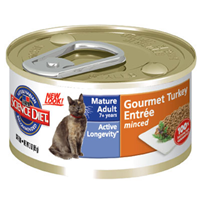Science Diet ® Gourmet Turkey Entree Mature Adult 7+ Cat Food 3 oz. 992810