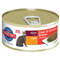 Hills Science Diet ® Cat Light Adult Original Cat Food 3 oz. 992820