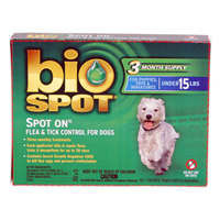 Bio Spot - Spot On Flea & Tick Control for Dogs A1147b