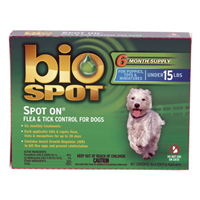 Bio Spot - Spot On Flea & Tick Control for Dogs A1147b