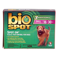 Bio Spot - Spot On Flea & Tick Control for Dogs A1147b