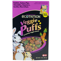 eCotrition™ Veggie Puffs for Small Animals Z02685100323