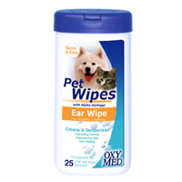 Tropiclean® Oxy Med Ear Wipes 25 ct. 262114