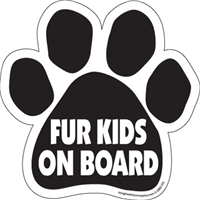 Paw Magnet Fur Kids On Board 290551