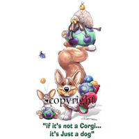 It&lsquo;s Not Just a Dog Ash Colored T-Shirts H-Z Small & Medium 46655ASb