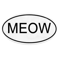 Euro Decal Meow 48853