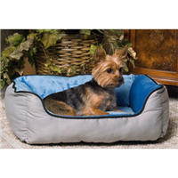K&H™ Self-Warming Lounge Sleeper Gray/Blue 75462