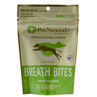 Pet Naturals® of Vermont Breath Bites Bone Shaped Soft Chews 89689