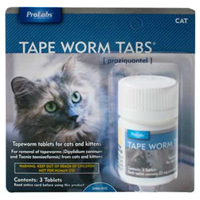 Tape Worm Tabs for Cats 1787