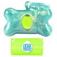 Bags on Board® Marble Bone Dispensers Turquoise 197112