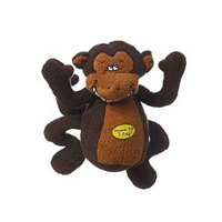Multipet Deedle Dude Singing Monkey Dog Toy 63823