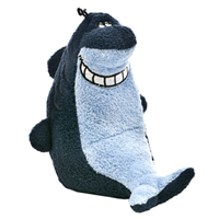 Multipet Deedle Dude Singing Shark Dog Toy 63827