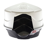Nature&lsquo;s Miracle Advanced Hooded Litter Boxes Corner, 26" x 23" x 20" 75915