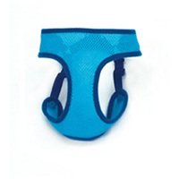 Coastal Tone-on-Tone Comfort Soft Nylon Harness Blue  I006215e