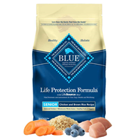 Blue Buffalo Chicken & Brown Rice Recipe for Large Breed Senior Dogs 30 lbs. I000185