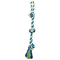 Dogit® Multicolored 3 Knot Looped Dog Tug Toy I000294