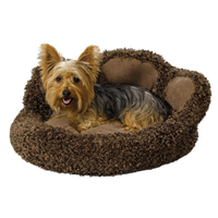 MidWest® Quiet Time™ Boutique Paw Pet Beds I001377b