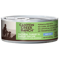 Canyon Creek Ranch® Natural Turkey & Barley Can Puppy Food, 5.5 oz. I001513