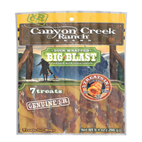 Canyon Creek Ranch®  Big Blast®  Pork Skin Twists with Duck Jerky with Chicken Liver, 7 ct. I001519