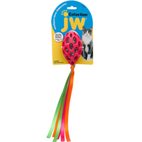 JW® Pet Cataction™ Football With Streamers Cat Toy I001669