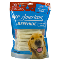 Pet Factory 100% American Beefhide Chip Rolls, 18 pk. I002561